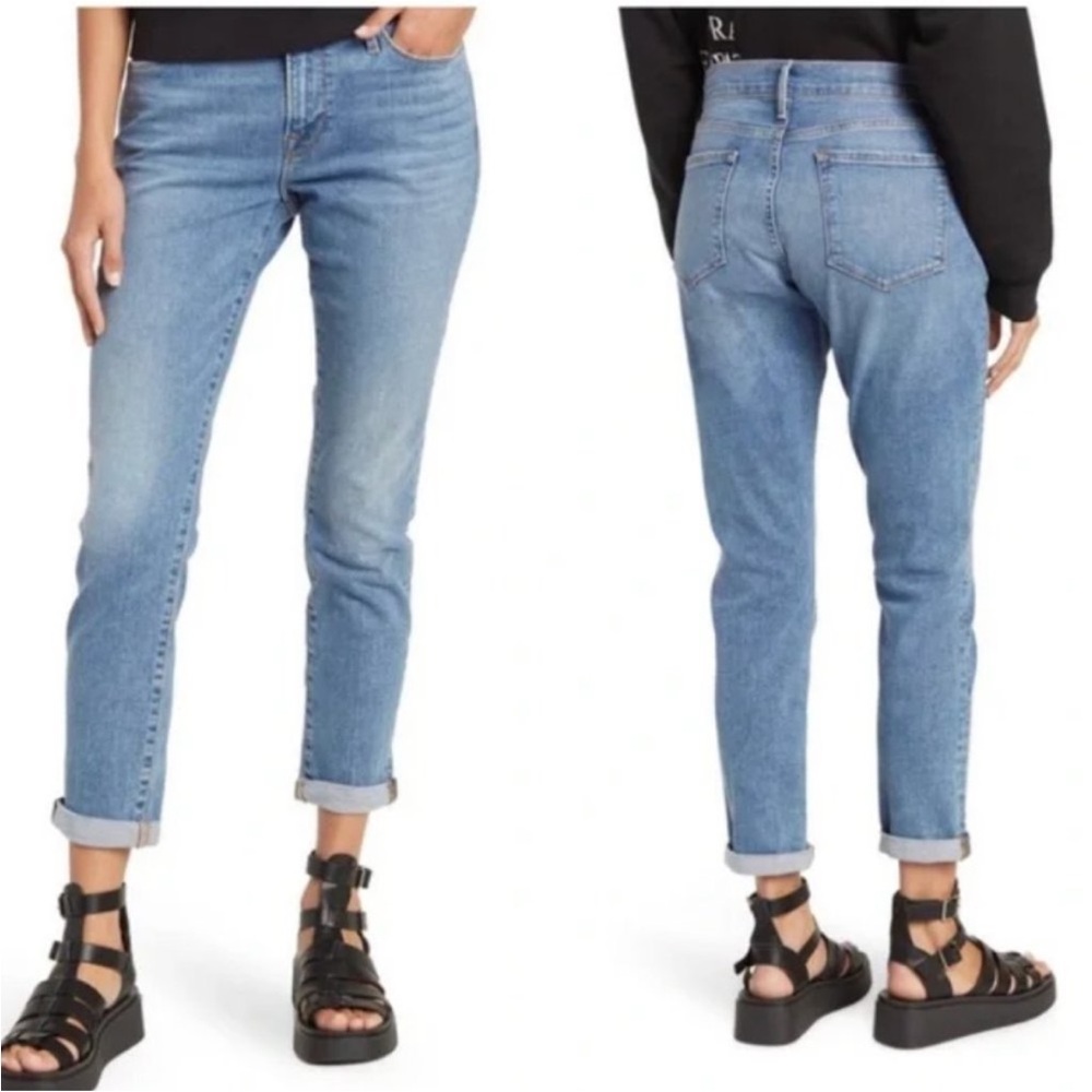 Frame - Le Garcon Rolled Raw After Jeans